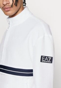 EA7 Emporio Armani Tennis Club Light - Long Sleeved Top - White -Total Wear Store 6edf6224585a49b09c11c8974d7ce035