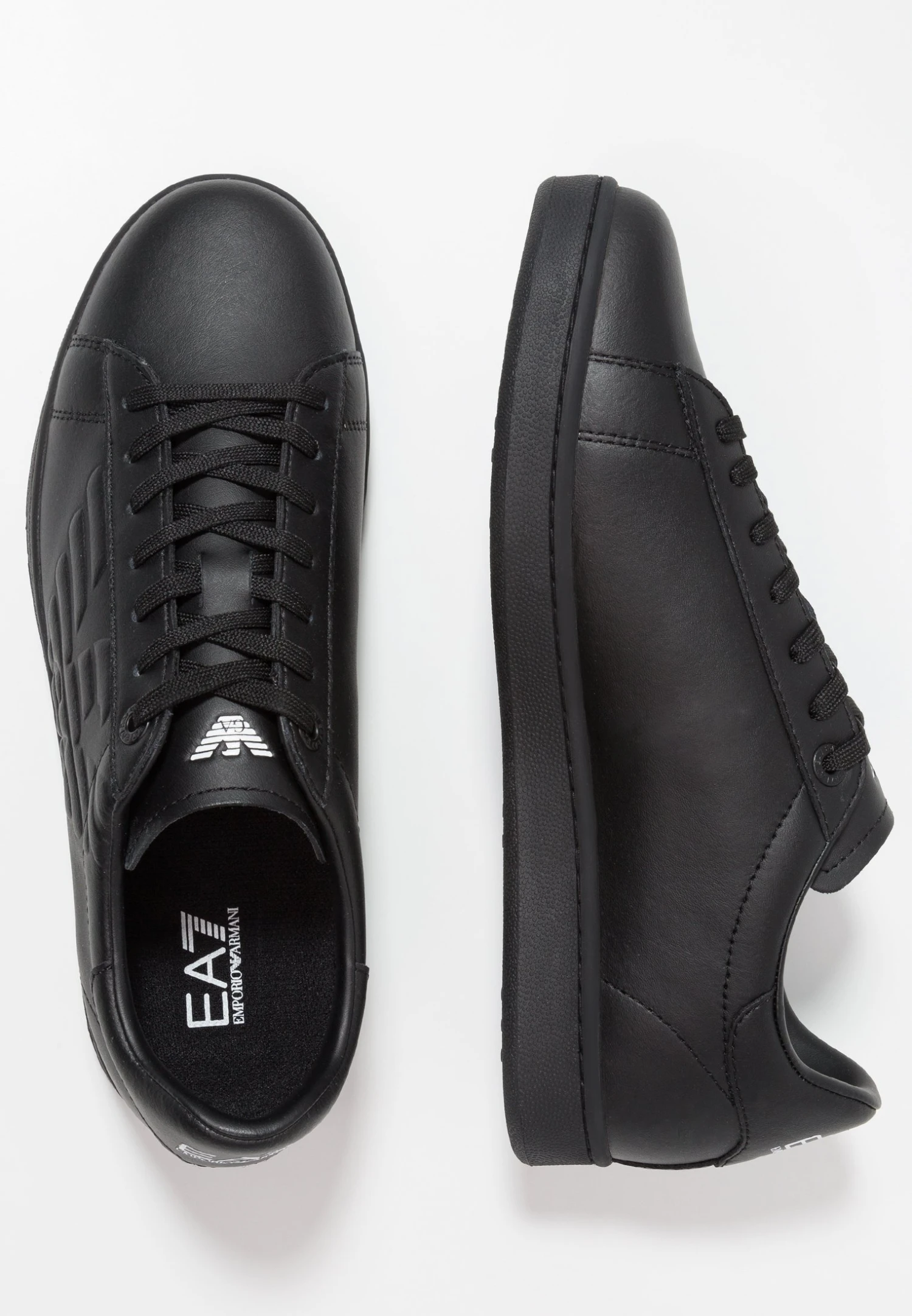 EA7 Emporio Armani Classic Unisex - Trainers - Triple Black 4 EA7 Emporio Armani Classic Unisex - Trainers - Triple Black - Image 2
