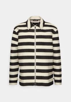 Emporio Armani Blouson Jacket - Summer Jacket - Beige/Nero -Total Wear Store 6f7c3e1a58ad4f39ab8b42f891fe0c32