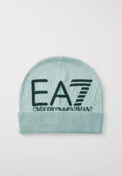 EA7 Emporio Armani MOUNTAIN VISIBILITY BEANIE UNISEX - Beanie - Blue Surf/ponderosa Pine