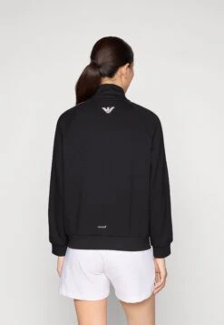 EA7 Emporio Armani GOLF PRO TOP - Zip-up Sweatshirt - Black Beauty -Total Wear Store 6fc39bdeb6f2424cbe16b93fdb23a85d
