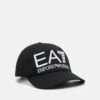 EA7 Emporio Armani Train Logo Series Embroidery Unisex - Cap - Black/White