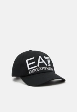EA7 Emporio Armani Train Logo Series Embroidery Unisex - Cap - Black/White