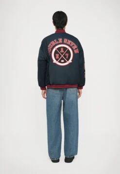 EA7 Emporio Armani TRAIN GRAPHIC SERIES JACKET HOCKEY - Bomber Jacket - Blue -Total Wear Store 702d654b8159430eaf8f86c260858d09