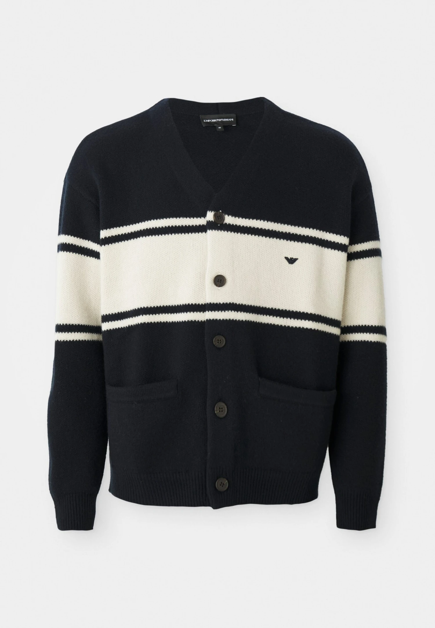 Emporio Armani CARDIGAN - Cardigan - Navy/french Oak 7 Emporio Armani CARDIGAN - Cardigan - Navy/french Oak - Image 5