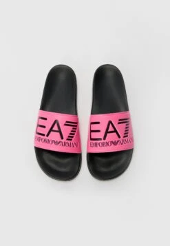 EA7 Emporio Armani UNISEX - Pool Slides - Pink Fluo/black -Total Wear Store 70918a4b382b472ea753f5468c50743b