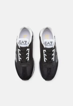 EA7 Emporio Armani Vintage Unisex - Trainers - Black/White -Total Wear Store 70919b6f783b408d8af5c8b207b1bc94
