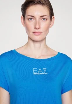 EA7 Emporio Armani Jersey Dress - Brilliant Blue -Total Wear Store 7095a6efe70b4f4ba78be98cf4a259a4