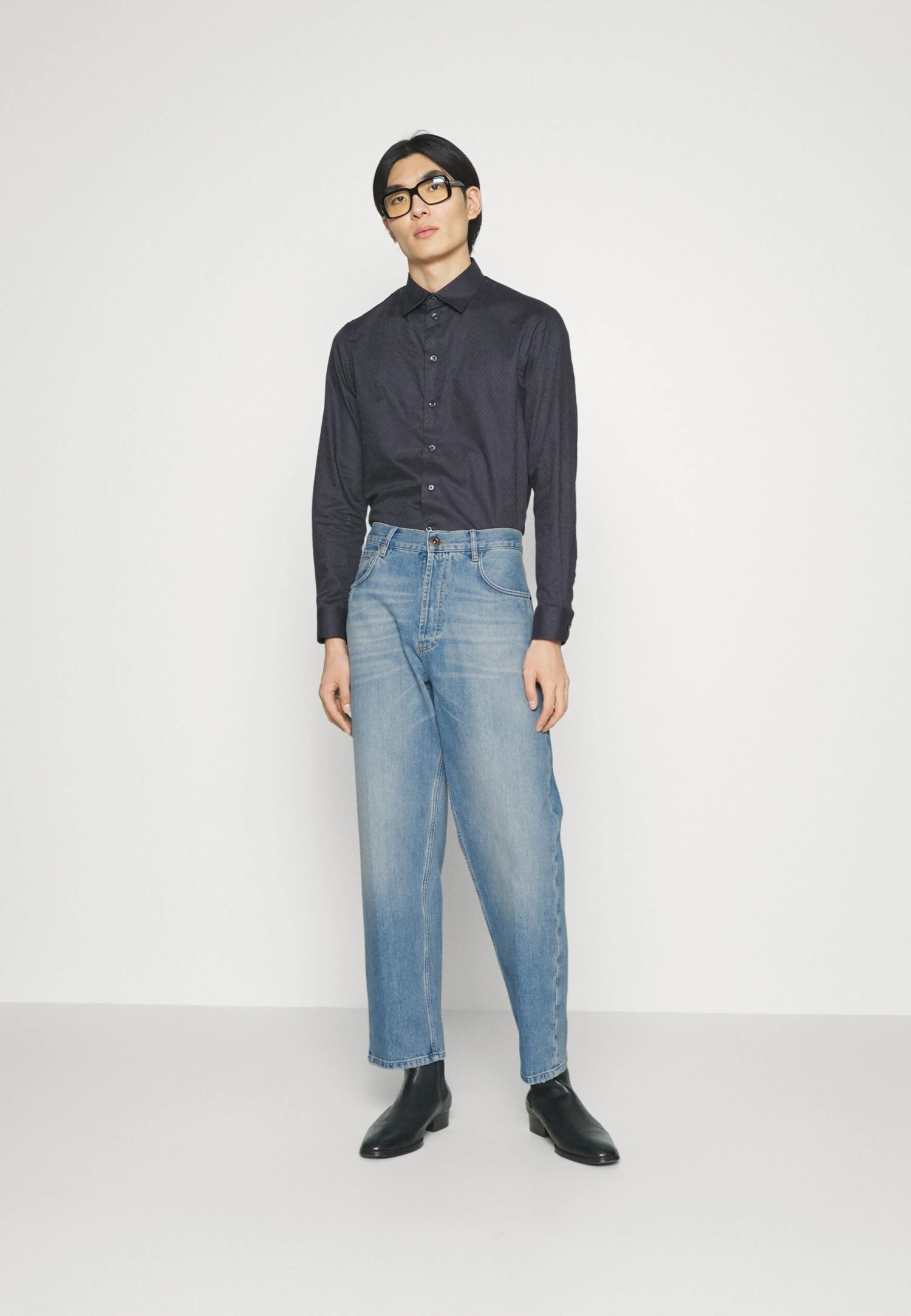 Emporio Armani Pant - Relaxed Fit Jeans - Denim Blu Ch 4 Emporio Armani Pant - Relaxed Fit Jeans - Denim Blu Ch - Image 2