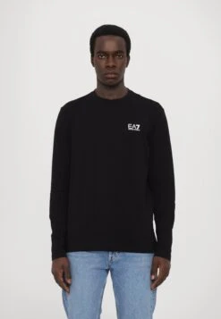 EA7 Emporio Armani TRAIN CORE TEE - Long Sleeved Top - Black