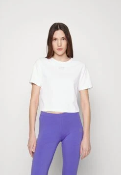 EA7 Emporio Armani Basic T-Shirt - White/Gold-Coloured