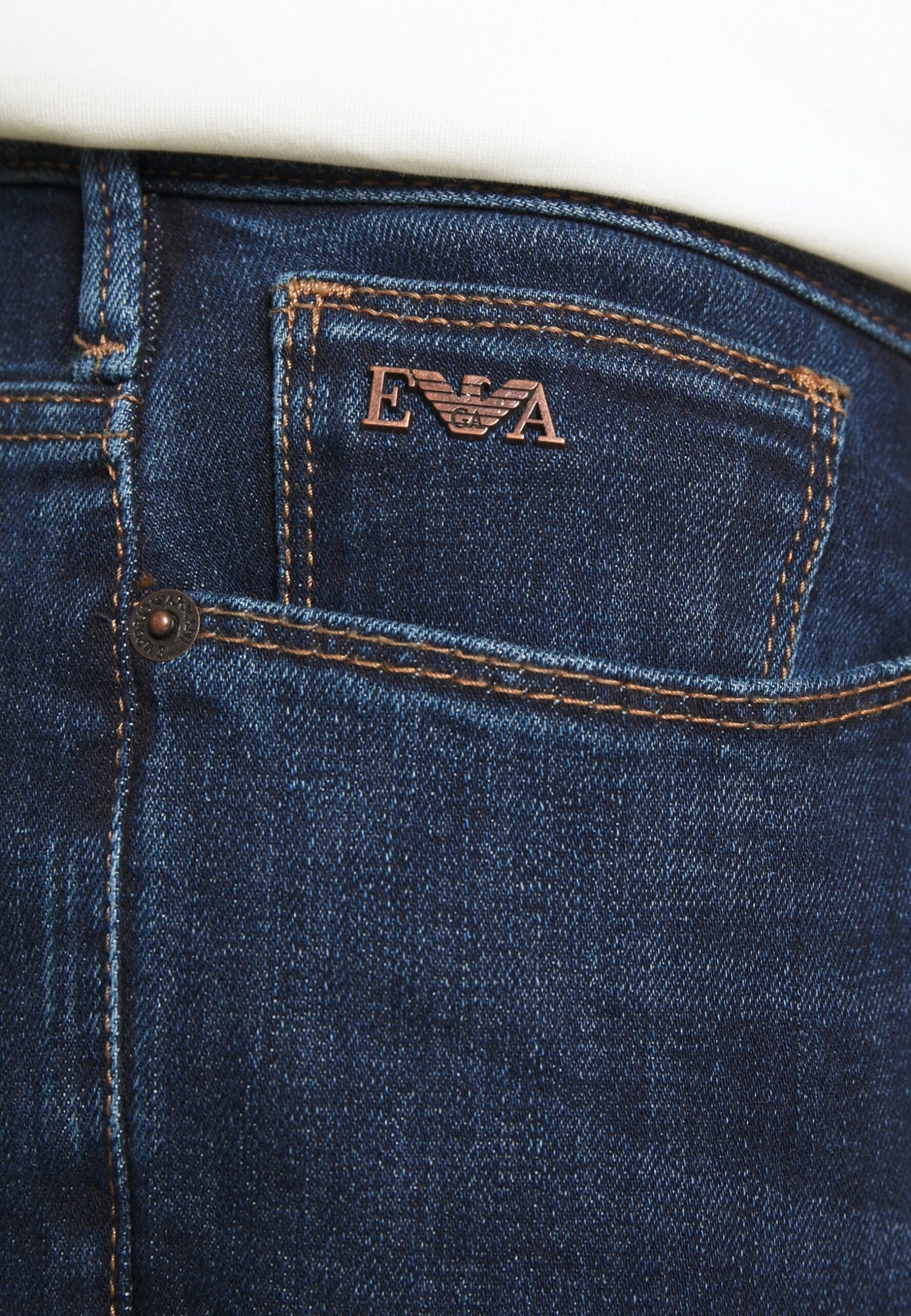 Emporio Armani Pockets Pant - Slim Fit Jeans - Denim Blu 8 Emporio Armani Pockets Pant - Slim Fit Jeans - Denim Blu - Image 6