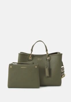 Emporio Armani Handbag - Khaki/Militaire 10 Emporio Armani Handbag - Khaki/Militaire -Total Wear Store 72abf7dbe12c4414bfa465c05c118d5f