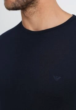 Emporio Armani Crew Neck 2 Pack- Undershirt - Navy Blue -Total Wear Store 72b921ea918e4a53b9eae1d5c4b64ce4