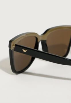 Emporio Armani Sunglasses - Shiny Black/beige/brown -Total Wear Store 72cb5fa436114008a4cafb9dc2f48f4a
