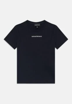 Emporio Armani UNISEX - Basic T-shirt - Navy/off White