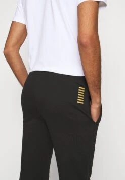 EA7 Emporio Armani Tracksuit Bottoms - Black -Total Wear Store 72f87be30bf64d80a5f147ffaac83165