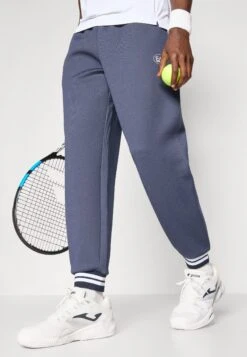 EA7 Emporio Armani TENNIS CLUB PANTS - Tracksuit Bottoms - Armani Blue -Total Wear Store 72fe42e633b9410cb4b161f84e5f20b6