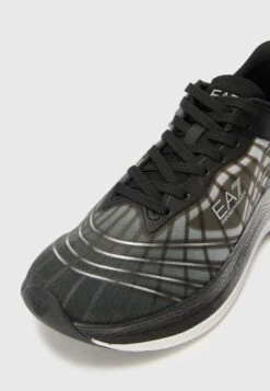 EA7 Emporio Armani CRUSHER SPEED UNISEX - Trainers - Black/silver-coloured -Total Wear Store 731a007fe7e549bcb7321c65abdcb983