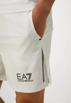 EA7 Emporio Armani MULTI SHORTS - Sports Shorts - White -Total Wear Store 731b516ab42242d3a9a74736caa61fdc