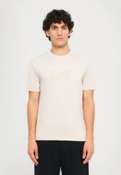 EA7 Emporio Armani TRAIN TEE BIG LOGO - Print T-shirt - Rainy Day