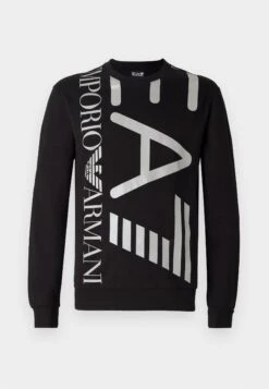 EA7 Emporio Armani TRAIN LOGO SERIES OVERSIZE - Sweatshirt - Black/gold 17 EA7 Emporio Armani TRAIN LOGO SERIES OVERSIZE - Sweatshirt - Black/gold -Total Wear Store 7403a6029cda4664a7c84c72030b73ea