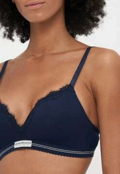 Emporio Armani REGGISENO IMBOTTITO PADDED TRIANGLE BRA - Triangle Bra - Marine -Total Wear Store 748e7684296345efb0d93fdd16903ce9