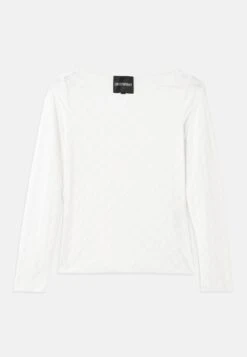 Emporio Armani JUMPER - Jumper - Warm White -Total Wear Store 7516979eb68b4524bd7c00029acf79d2