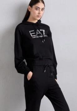 EA7 Emporio Armani TRACKSUIT - Tracksuit - Black/silver -Total Wear Store 751c008e0f074909a035283cb1cef47e