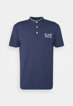 EA7 Emporio Armani Tennis Pro Serafino - Sports T-Shirt - Navy Blue -Total Wear Store 757fc59166aa4d4f95a851139f7c40e9