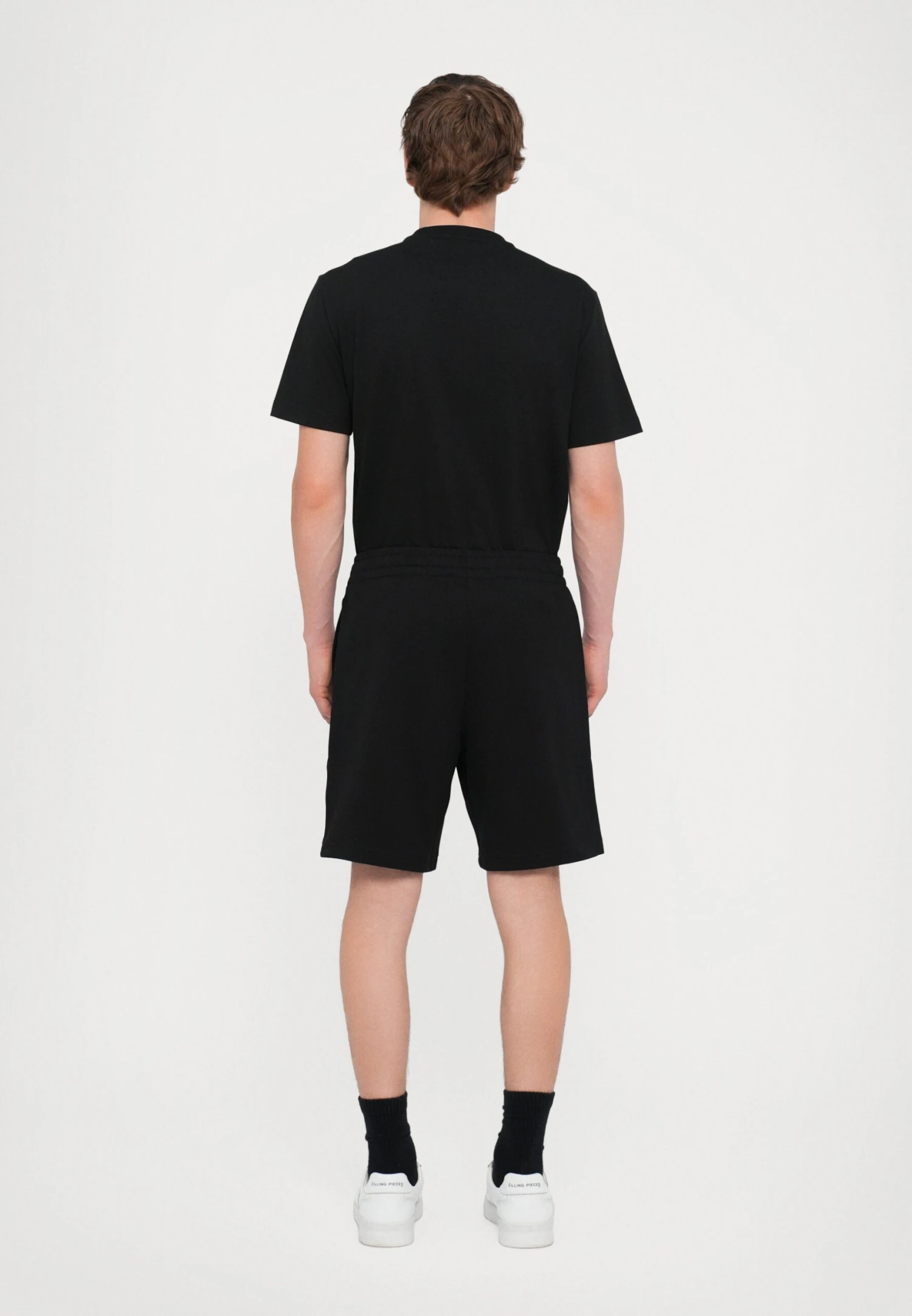 EA7 Emporio Armani TRAIN VISIBILITY - Shorts - Black/cream 5 EA7 Emporio Armani TRAIN VISIBILITY - Shorts - Black/cream - Image 3