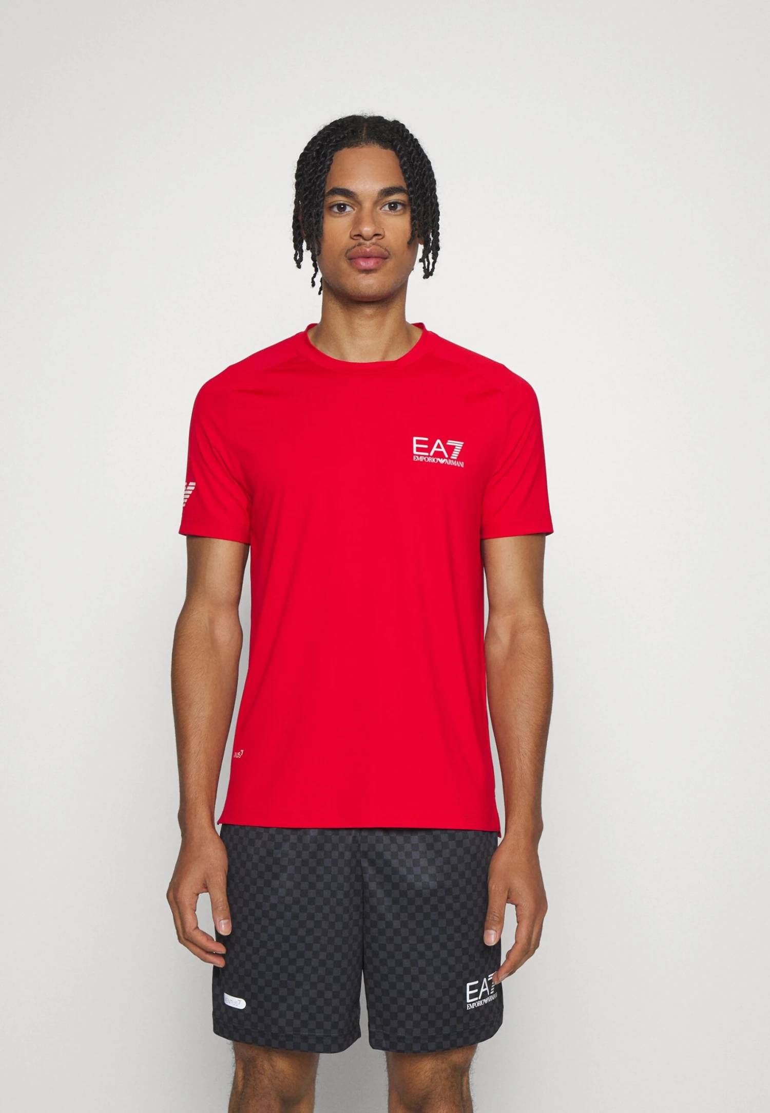 EA7 Emporio Armani Sports T-shirt - Racing Red 3 EA7 Emporio Armani Sports T-shirt - Racing Red