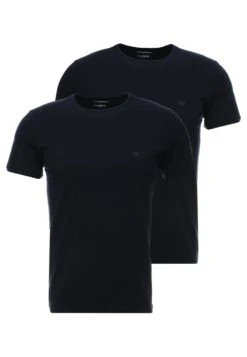 Emporio Armani Crew Neck 2 Pack- Undershirt - Navy Blue -Total Wear Store 75ce1c2ba151491dabb11d7533b1e0c8