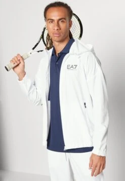 EA7 Emporio Armani Tennis Pro Suit Unlined - Tracksuit - White -Total Wear Store 762f87b37b0e4591954c2a4bf4f97971