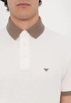 Emporio Armani POLO SHIRT - Polo Shirt - Snow White -Total Wear Store 766c537968134173ac7ab9c1d4bf9202