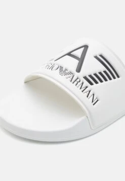 EA7 Emporio Armani UNISEX - Pool Slides - Bright White -Total Wear Store 77a8c7799bb54a559971416d691922c3