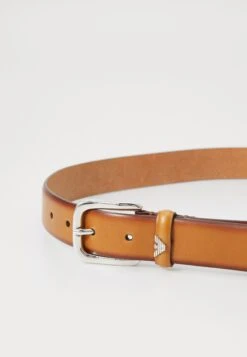 Emporio Armani TONGUE BELT - Belt - Tigers Eye -Total Wear Store 77d8664f444f48beb2543513fc5aade0