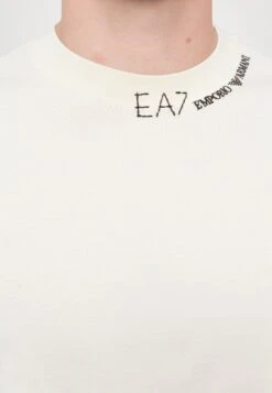 EA7 Emporio Armani TRAIN LOGO SERIES TEE UNISEX - Basic T-shirt - Vanilla Ice 14 EA7 Emporio Armani TRAIN LOGO SERIES TEE UNISEX - Basic T-shirt - Vanilla Ice -Total Wear Store 77f9a0ac049f438fb58df8b38e4ff5dc