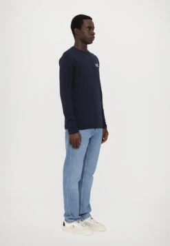 EA7 Emporio Armani TRAIN CORE TEE - Long Sleeved Top - Blue -Total Wear Store 7816ea7488624ecdb6f30bc4daa809e3