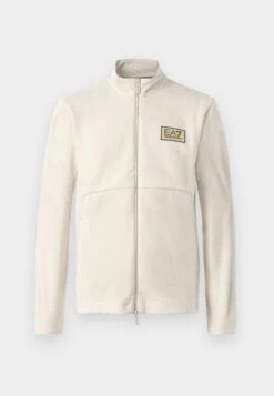 EA7 Emporio Armani TRAIN LABEL ALCANTARA - Zip-up Sweatshirt - Black -Total Wear Store 781e774368eb4507abdc38ff03805fdf 1