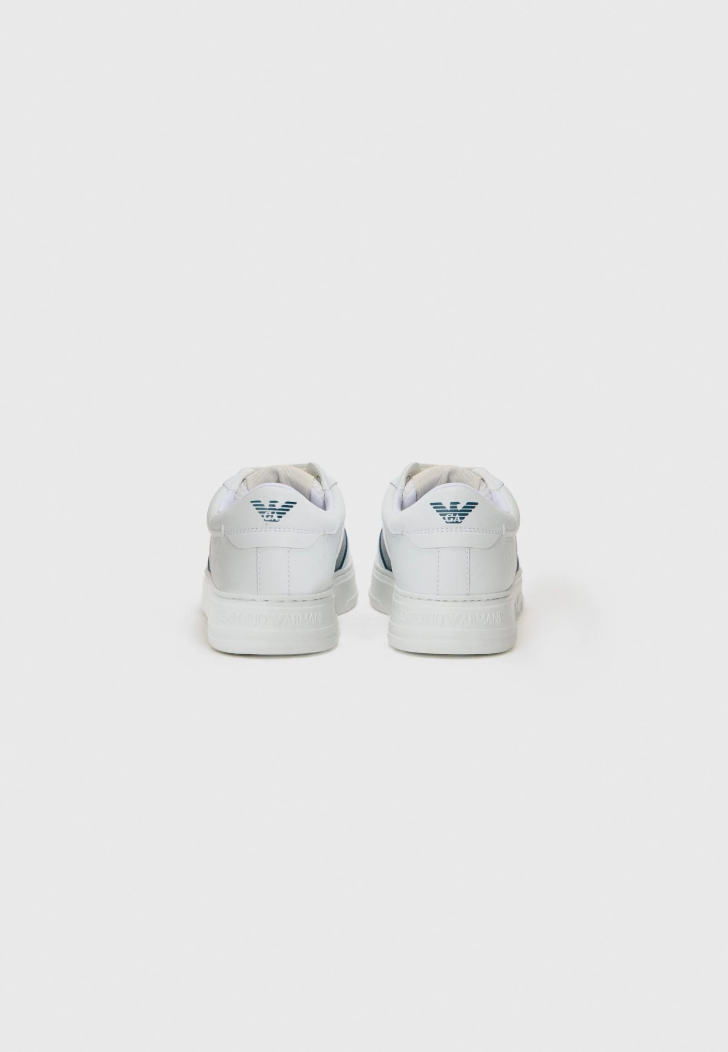 Emporio Armani Trainers - White/ottanio 5 Emporio Armani Trainers - White/ottanio - Image 3