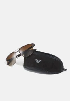 Emporio Armani Sunglasses - Matte Brown/Gunmetal/Gradient Brown -Total Wear Store 78643221ee38478bb965b0613d08f30f