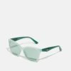 Emporio Armani Sunglasses - Shiny Striped Green/green -Total Wear Store 7890742a0b8e4e02808811fc07ece04a