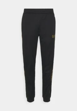 EA7 Emporio Armani Train Core Pants - Tracksuit Bottoms - Black/Gold -Total Wear Store 78b26236988e4b8f91943c000d71caf6