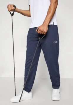 EA7 Emporio Armani SPORT PANTS - Tracksuit Bottoms - Blue -Total Wear Store 78df5291d60548fc8a2caf3adbef37e2