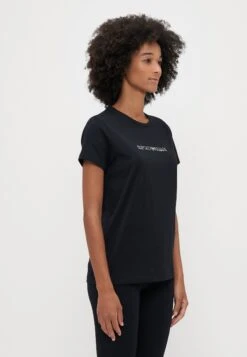 Emporio Armani CREW NECK - Pyjama Top - Black Beauty -Total Wear Store 798223f1affe48e195c1c3515cce0b88