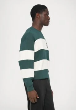 EA7 Emporio Armani TRAIN CLUB HOUSE RUGBY UNISEX - Sweatshirt - Green/beige -Total Wear Store 79ea74d4ffaa4d528680c597228c9bc3