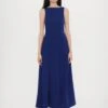 Emporio Armani DRESS - Maxi Dress - Royal Blue -Total Wear Store 7a5ef8c9c6db4403a320e54d9392e482