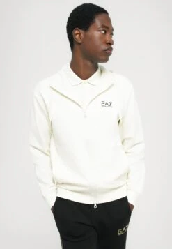 EA7 Emporio Armani TRAIN CORE HOODIE - Hoodie - Vanilla Ice -Total Wear Store 7a6c80e33a594c3a8e41de75c6d4ff92