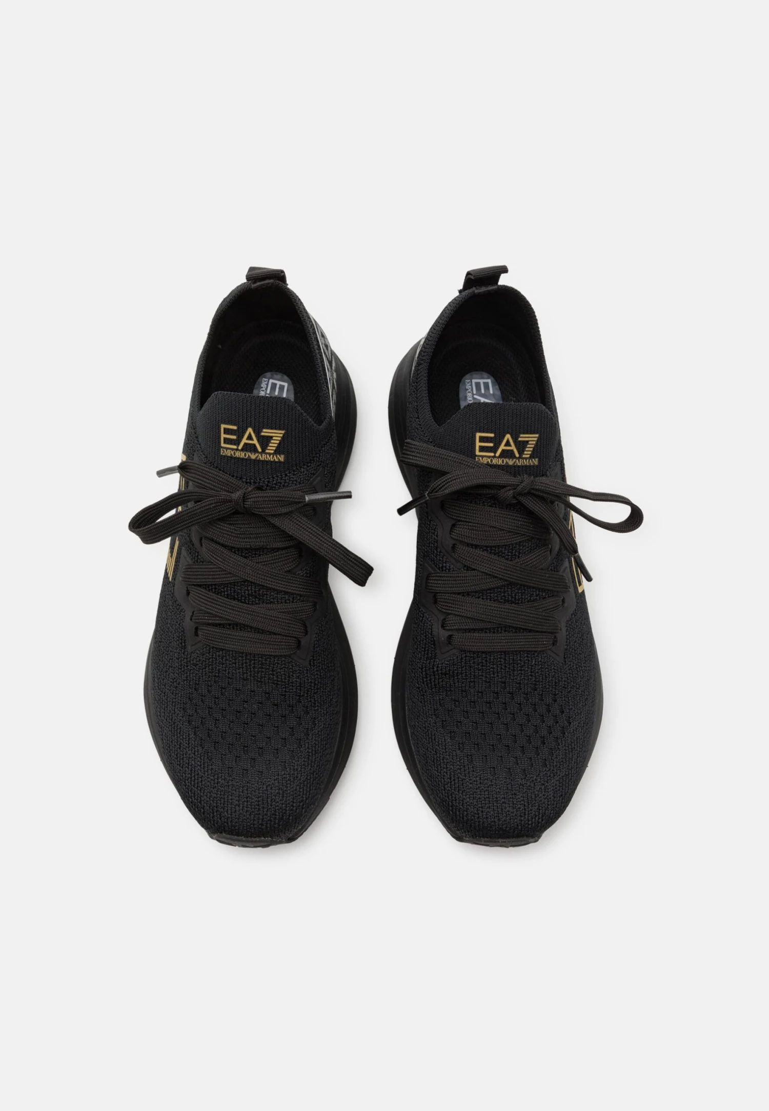 EA7 Emporio Armani Crusher Distance Unisex - Trainers - Triple Black/Gold 6 EA7 Emporio Armani Crusher Distance Unisex - Trainers - Triple Black/Gold - Image 4